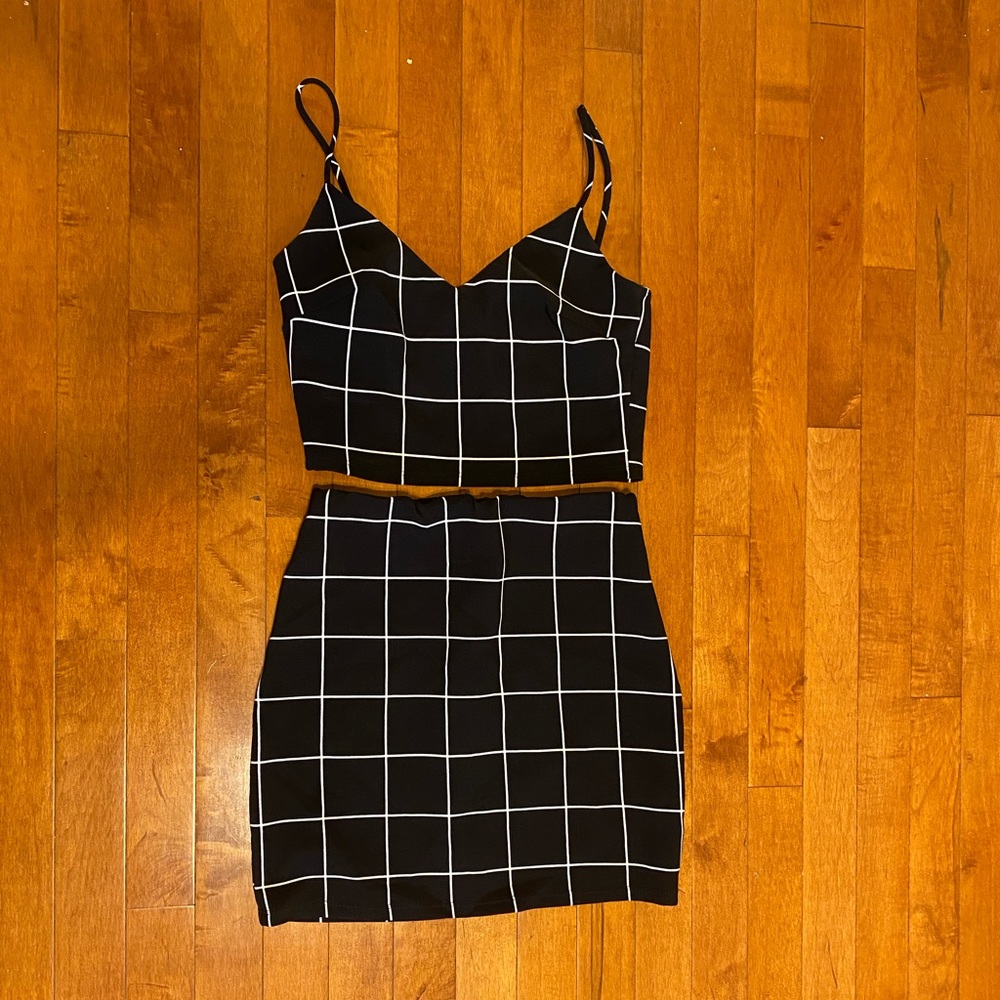 Black & White Figleaf Boutique Set Size Small